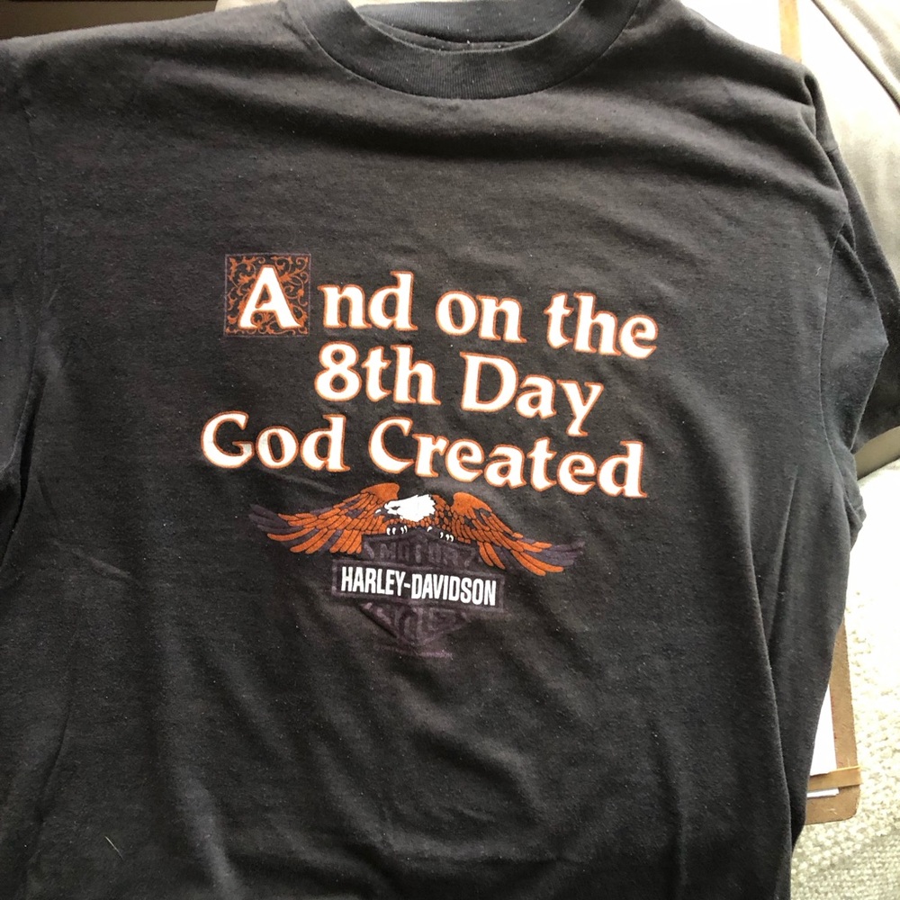 Vintage Harley Davidson Tee Shirt 1982 - Picture 4 of 9